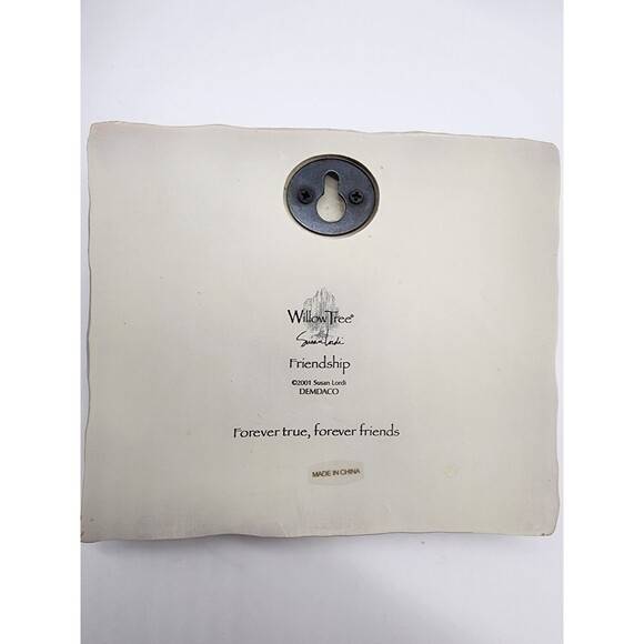 Willow Tree Forever True Forever Friends Friendship Plaque Wall Hanging Preowned - Picture 4 of 7